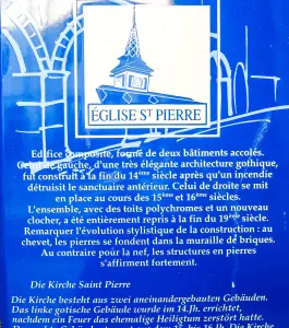 Informationen zur Kirche von Louhans (© JE)