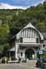 Pic du Jer funicular station in Lourdes