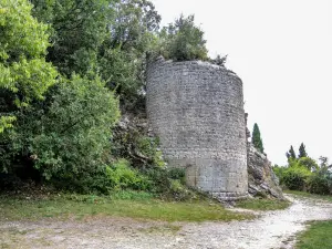 Ronde toren, van het oude kasteel (© J.E)