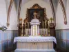 Main altar and altarpiece of the church (© JE)