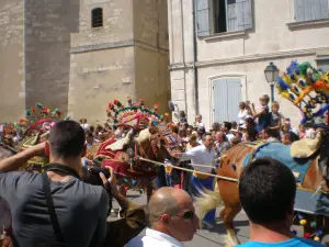 Carrera de la carreta a la fiesta de San Eloi