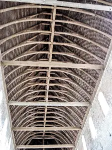 Roof of the church of the priory of Marast (© J.E)