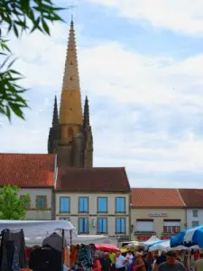 Marciac e il suo campanile : il più alto Department