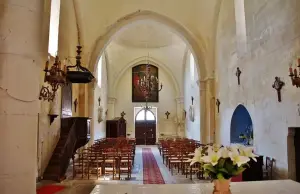 Léguillac-de-Circles - The interior of the Saint-Maurice church