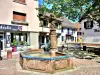 Fountain, Place Clémenceau, Masevaux (© JE)