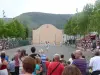 Fête de l'Espadrille le 15 août - Pelote au fronton (© Mairie)