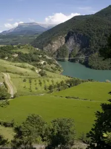 La Passerelle dans le paysage