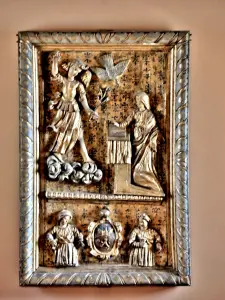 panel tallado en la capilla del monasterio de la Anunciación (© J.E.)