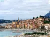 Menton vu de la route de Super-Garavan (© Jean Espirat)