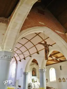 Interior de la iglesia de Saint-Amand