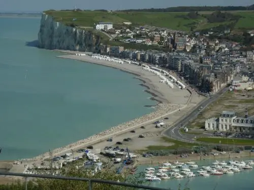 Strand en klif van Mers-les-Bains