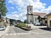 Via del villaggio e chiesa a Métabief (© JE)