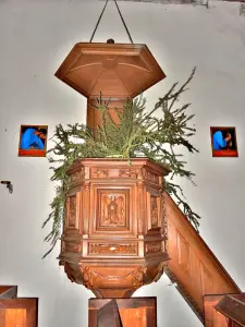 púlpito de la iglesia (© J.E.)