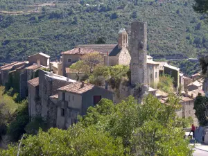 Minerve, view from the car park