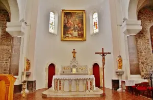 The interior of Sainte-Eulalie church