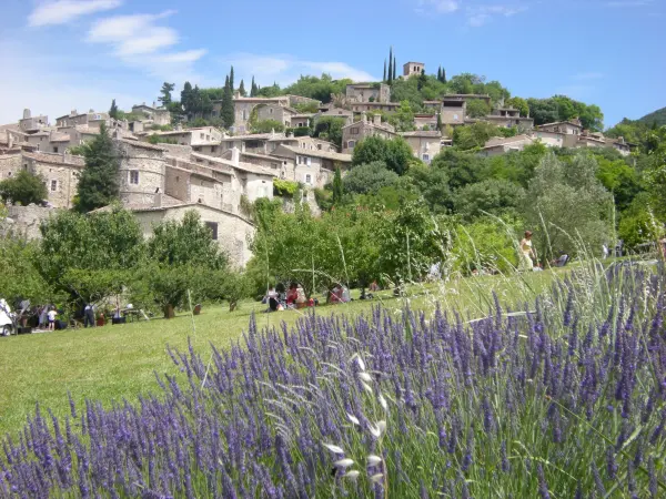 Vue panoramique du village