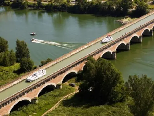 Canal Bridge  of the Cacor - Monument in Moissac