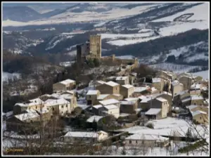 Montaigut-le-Blanc im Winter