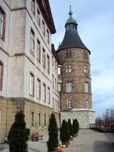 Het kasteel, gezien vanaf de noordelijke binnenplaats (© J. E)