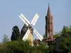 Le moulin et l'église