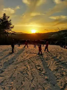 Sonnenuntergang an der Telekit