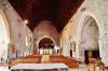 El interior de la iglesia de Saint-Jean-Baptiste.