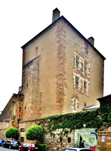 Ancient castle of the Dukes of Bourbon - Tower named La Mal Coiffée (© J.E)