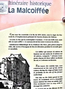 Informações sobre o castelo dos duques de Bourbon (© J.E)