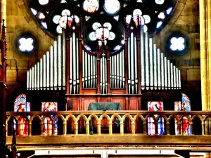 Organ of the Church of the Sacred Heart (© J.E)