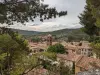 Moustiers gezien vanaf de wandeling naar de kapel (© Aurélien Picat)