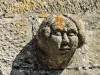 Carved head of the steeple of the church (© J.E)