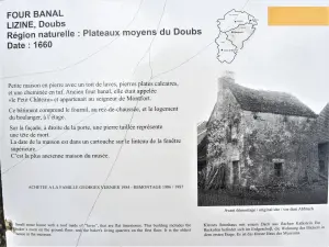 Musée des Maisons Comtoises - Informationen zum Lizine Ofen (© J.E)