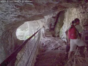 Source of Lison - Interior of the cave