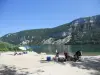 Plage du lac de Nantua