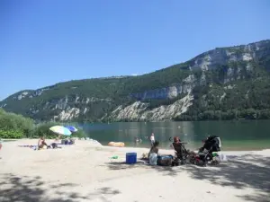 Plage du lac de Nantua