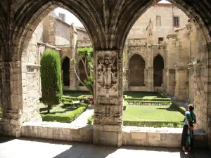 Cloître de la cathédrale de Narbonne (© Frantz)