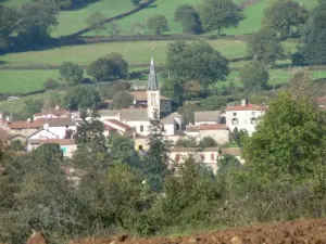 Blick auf das Dorf Brandon