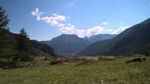 Vista da Lacou - Sito di arrampicata