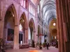 Interior of the cathedral Saint-Cyr-et-Sainte-Julitte