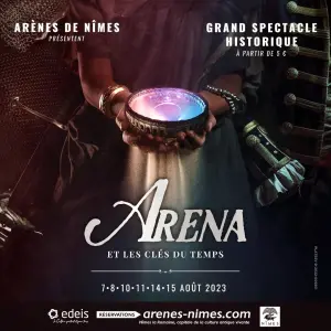 Grand spectacle Arena et les clés du temps