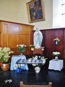 Interieur van de kerk Saint-Jean-Baptiste