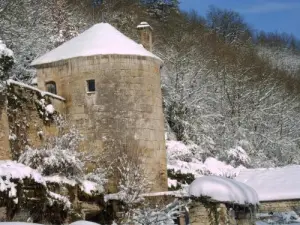Venoise Tower (Torre o lupi) sotto la neve