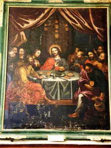 The Last Supper, an old painting in the church (© Jean Espirat)