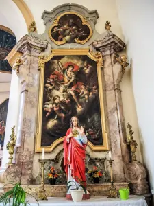 Altar dedicado a São Miguel, na igreja de São Nicolau (© JE)