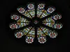 South rose window of the Notre-Dame-du-Bon-Secours chapel (© JE)