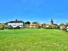 Offemont - Centre du village, vu de la rue Etienne Welsch (© J.E)