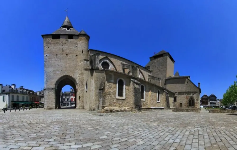 Oloron-Sainte-Marie - St. Mary's Cathedral, door UNESCO