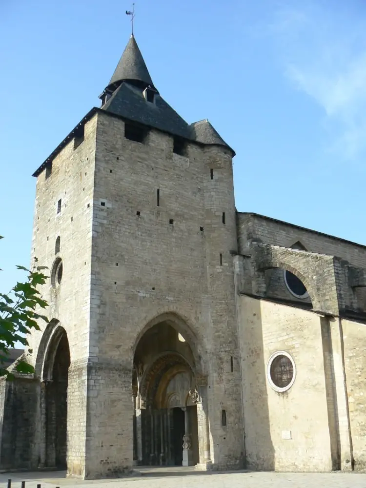 Oloron-Sainte-Marie - St. Mary's Cathedral, door UNESCO