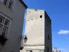 Toren Grede over de middeleeuwse wijk van Oloron-Sainte-Marie