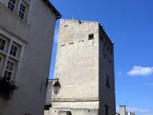 Tour de Grède sur le quartier médiéval d'Oloron-Sainte-Marie